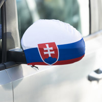 SLOVENSKO Vlajka na spätné zrkadlá (1 pár)