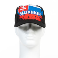 SLOVENSKO Šiltovka 3D čierna