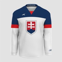 SLOVENSKO Hokejový dres biely ATAK replika DETSKÝ