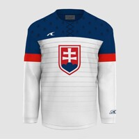 Hokejový dres SVK semi authentic hymna biely + meno a číslo