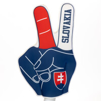 SLOVENSKO Ruka 2-prstá fanúšikovská