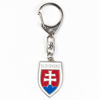 SLOVENSKO Kľúčenka znak kovová